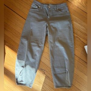 Tibi Brancusi jeans in dark clay.